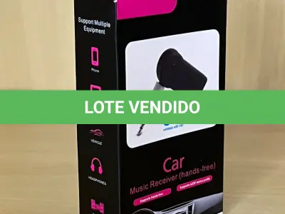 LOTE 081 - 01 ADAPTADOR DE BLUETOOTH PARA CARRO (NO ESTADO)