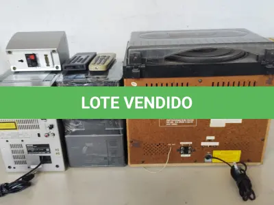 LOTE 508 - LOTE APARELHOS DE SOM LIGANDO NORMALMENTE SEM TESTES DE FUNCIONAMENTO (NO ESTADO)
