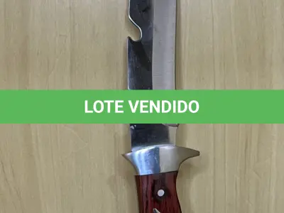 LOTE 072 - 01 FACÃO ESPORTIVO PARA PESCA/ CHURRASCO (NO ESTADO)
