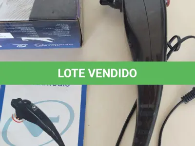 LOTE 482 - MASSAGEADOR RELAXMEDIC FUNCIONA PERFEITAMENTE (NO ESTADO)