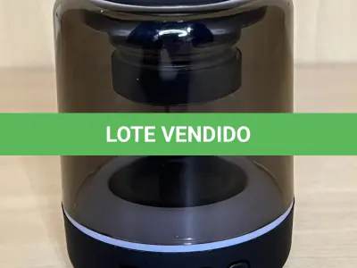 LOTE 097 - 01 CAIXINHA DE SOM PRETA TRANSLUCIDA (NO ESTADO)