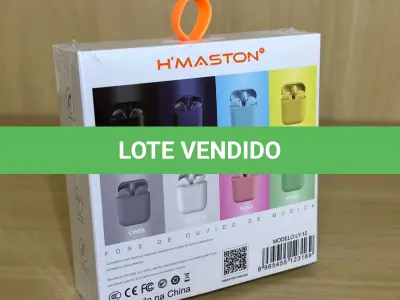 LOTE 086 - 01 FONE DE OUVIDO BLUETOOTH (NO ESTADO)
