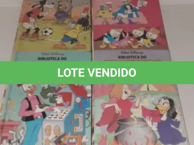 LOTE 595 - BIBLIOTECA DO ESCOTEIRO MIRIM - WALT DISNEY - 20 VOLUMES (NO ESTADO)