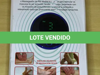 LOTE 073 - 01 MASSAGEADOR DE PÉS COM DIVERSAS INTENSIDADES (NO ESTADO)