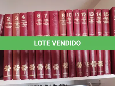 LOTE 611 - COLEÇÃO MONTEIRO LOBATO INFANTIL 17 VOLUMES - COMPLETA (NO ESTADO)