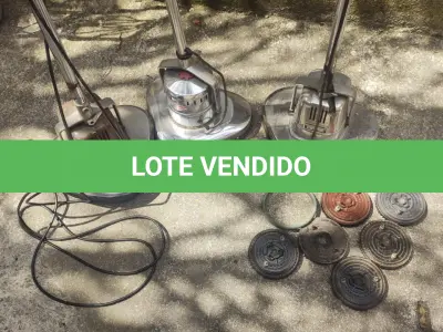 LOTE 517 - LOTE COM 3 ENCERADEIRAS FUNCIONANDO PERFEITAMENTE ATÉ O MOMENTO SEM GARANTIA (NO ESTADO)