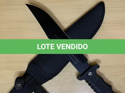 LOTE 093 - 01 FACÃO ESPORTIVO PRETO (NO ESTADO)