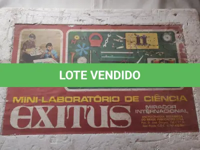 LOTE 526 - BRINQUEDO MINI LABORATÓRIO EXITUS (NO ESTADO)