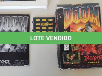 LOTE 484 - RAROS CARTUCHOS VIDEOGAME ATARI JAGUAR (NO ESTADO)