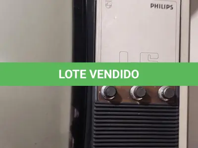 LOTE 470 - TV ANTIGA,PHILIPS 51 CM  DE LARGURA 35CM DE ALTURA FUNCIONANDO ATE O MOMENTO (NO ESTADO)