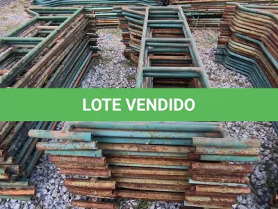 LOTE 255 - 01 LOTE COM GRADES EM FERRO NA COR VERDE (NO ESTADO)