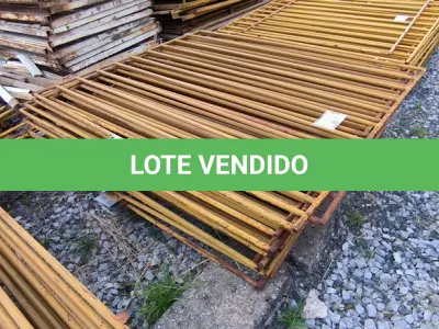 LOTE 272 - 01 LOTE COM GRADES EM FERRO NA COR AMARELA (NO ESTADO)