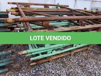 LOTE 265 - 01 LOTE COM GRADES EM FERRO NA COR VERDE (NO ESTADO)