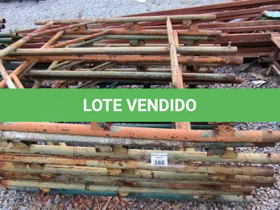 LOTE 268 - 01 LOTE COM GRADES EM FERRO NA COR VERDE (NO ESTADO)