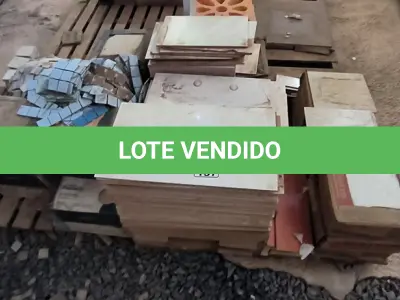 LOTE 137 - 01 LOTE COM PISOS DIVERSOS TAMANHOS E CORES (NO ESTADO)