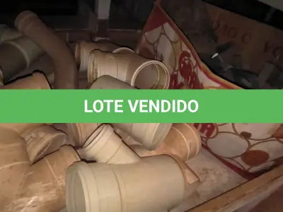 LOTE 165 - 01 LOTE COM JUNÇÃO PARA ESGOTO DIVERSOS TAMANHOS (NO ESTADO)