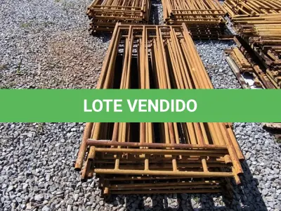 LOTE 023 - 01 LOTE COM GRADES DE FERRO AMARELAS (NO ESTADO)