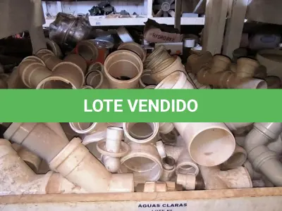 LOTE 153 - 01 LOTE COM JUNÇÃO PARA ESGOTO DIVERSOS TAMANHOS (NO ESTADO)