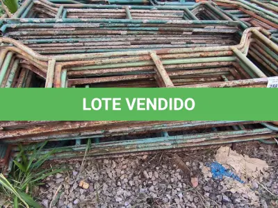 LOTE 258 - 01 LOTE COM GRADES EM FERRO NA COR VERDE (NO ESTADO)