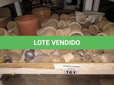 LOTE 161 - 01 LOTE COM JUNÇÃO PARA ESGOTO DIVERSOS TAMANHOS (NO ESTADO)