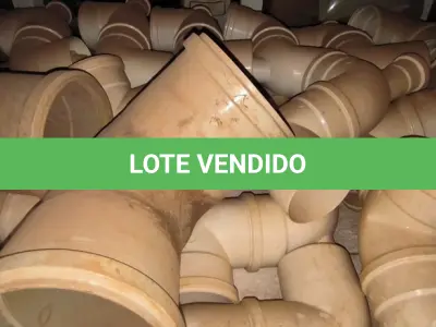 LOTE 164 - 01 LOTE COM JUNÇÃO PARA ESGOTO DIVERSOS TAMANHOS01 LOTE COM JUNÇÃO PARA ESGOTO DIVERSOS TAMANHOS (NO ESTADO)