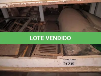 LOTE 175 - 01 LOTE COM TAMPAS DE FERRO DIVERSAS, RALOS E BORRACHAS (NO ESTADO)