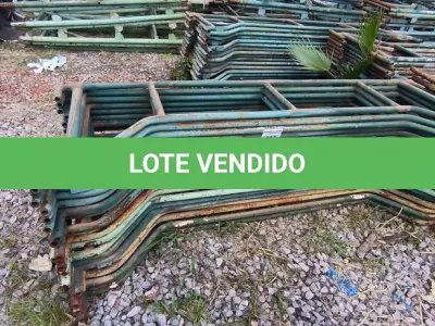 LOTE 257 - 01 LOTE COM GRADES EM FERRO NA COR VERDE (NO ESTADO)