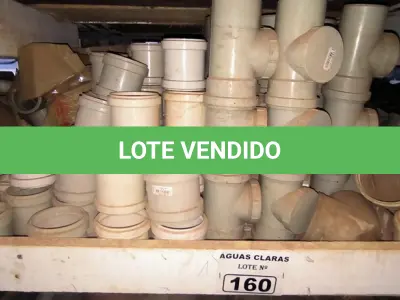 LOTE 160 - 01 LOTE COM JUNÇÃO PARA ESGOTO DIVERSOS TAMANHOS (NO ESTADO)