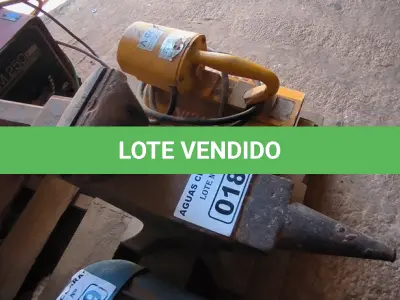 LOTE 018 - 01 BIGORNA ,01 TORNO E 01 MOTOR ELÉTRICO (NO ESTADO)
