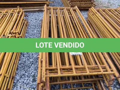 LOTE 274 - 01 LOTE COM GRADES EM FERRO NA COR AMARELA (NO ESTADO)
