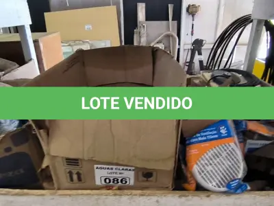LOTE 086 - 01 LOTE COM MATERIAIS DIVERSOS, HIDRÁULICA E ELÉTRICO (NO ESTADO)
