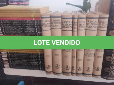 LOTE 638 - LOTE COM LIVROS RAROS (NO ESTADO)