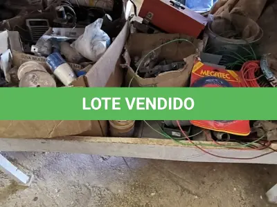 LOTE 087 - 01 LOTE COM FIOS ELÉTRICOS, TOMADAS INDUSTRIAIS E TELEFONES (NO ESTADO)