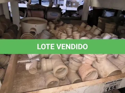 LOTE 155 - 01 LOTE COM JUNÇÃO PARA ESGOTO DIVERSOS TAMANHOS (NO ESTADO)