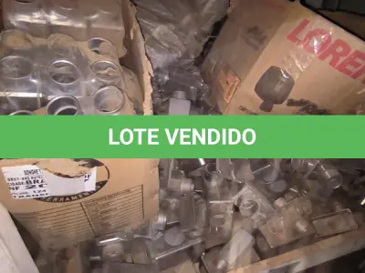 LOTE 236 - 01 LOTE COM CONDULETES EM ALUMÍNIO (NO ESTADO)