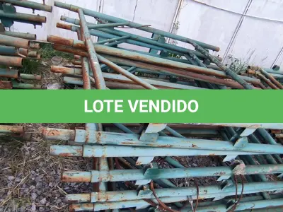LOTE 263 - 01 LOTE COM GRADES EM FERRO NA COR VERDE (NO ESTADO)