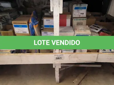 LOTE 081 - 01 LOTE COM TERMINAIS COAXIAL, MÓDULOS INTERMEDIÁRIOS, MÓDULOS DE TOMADA PARA TELEFONES E ESPELHOS PARA TOMADAS (NO ESTADO)