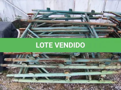 LOTE 262 - 01 LOTE COM GRADES EM FERRO NA COR VERDE (NO ESTADO)