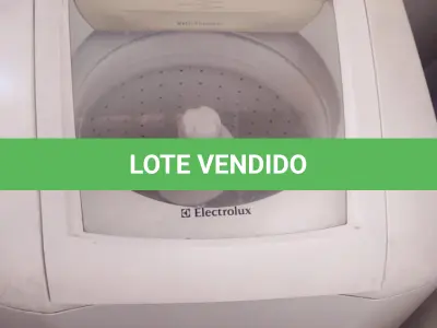 LOTE 670 - MÁQUINA DE LAVAR LIGA MAS NÃO JOGA A ÁGUA FORA (NO ESTADO)