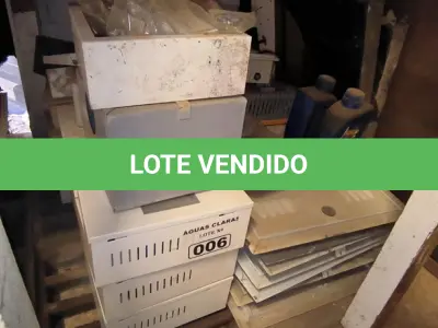 LOTE 006 - 01 LOTE COM FONTE AUXILIAR E QUADROS ELÉTRICOS (NO ESTADO)
