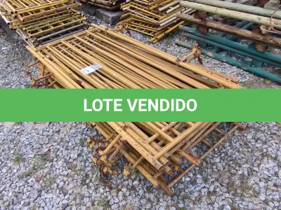 LOTE 239 - 01 LOTE COM GRADES EM FERRO NA COR AMARELA (NO ESTADO)