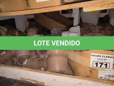 LOTE 171 - 01 LOTE COM JUNÇÃO PARA ÁGUA DIVERSOS TAMANHOS (NO ESTADO)