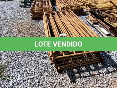 LOTE 023 - 01 LOTE COM GRADES DE FERRO AMARELAS (NO ESTADO)