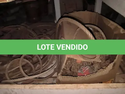 LOTE 178 - 02 GUINCHOS TIFOR E CORRENTES DE AÇO (NO ESTADO)