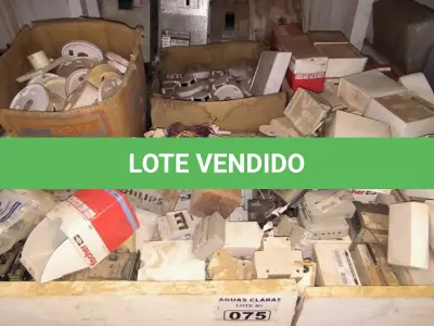 LOTE 075 - 01 LOTE COM SENSORES DE FUMAÇA, MÓDULOS ISOLADORES DE CURTO E DISJUNTORES (NO ESTADO)
