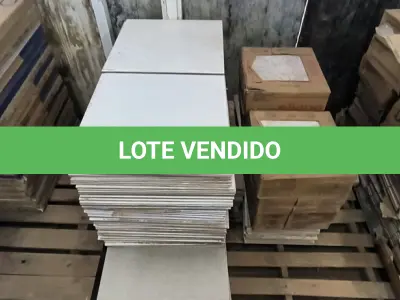 LOTE 129 - 01 LOTE COM PISOS 45CM X 45CM E PISOS 31CM X 31CM (NO ESTADO)