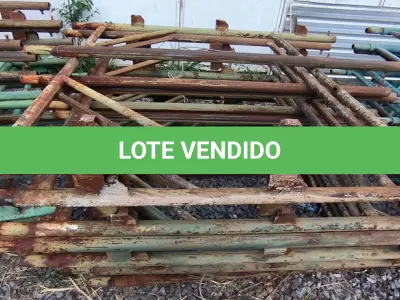 LOTE 266 - 01 LOTE COM GRADES EM FERRO NA COR VERDE (NO ESTADO)