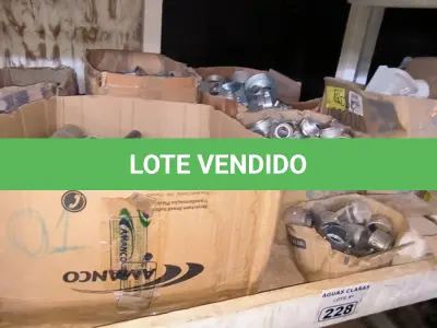 LOTE 228 - 01 LOTE COM MATERIAIS DIVERSOS PARA CONDULETE (NO ESTADO)