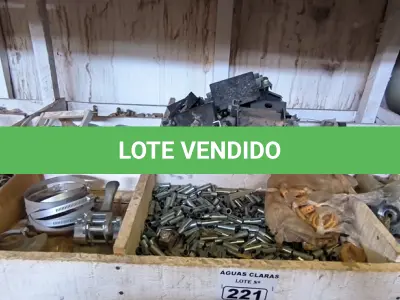 LOTE 221 - 01 LOTE COM PARABOLTS, ABRAÇADEIRAS TERMINAIS DE ATERRAMENTO (NO ESTADO)