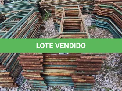 LOTE 254 - 01 LOTE COM GRADES EM FERRO NA COR VERDE (NO ESTADO)